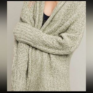Anthropologie Angel of The North oversized wool cardigan